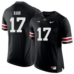 Men's Ohio State Buckeyes #17 Kamryn Babb Black Nike NCAA College Football Jersey Athletic DBD1044KC